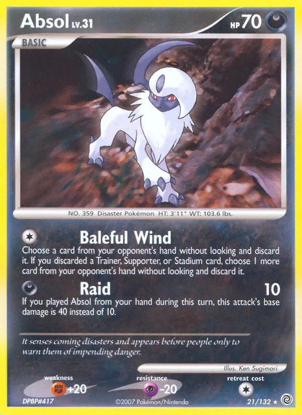 Absol Lv.31 from Secret Wonders - Pokemon