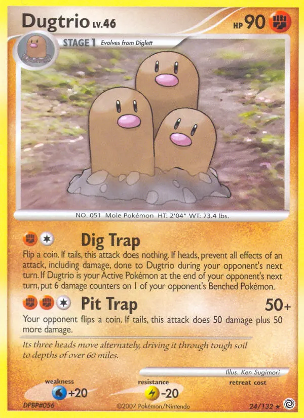 Triopikeur Lv.46 — Secret Wonders — Pokemon