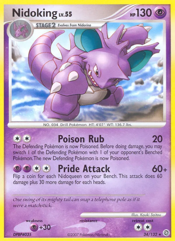 Nidoking Lv.55 — Secret Wonders — Pokémon