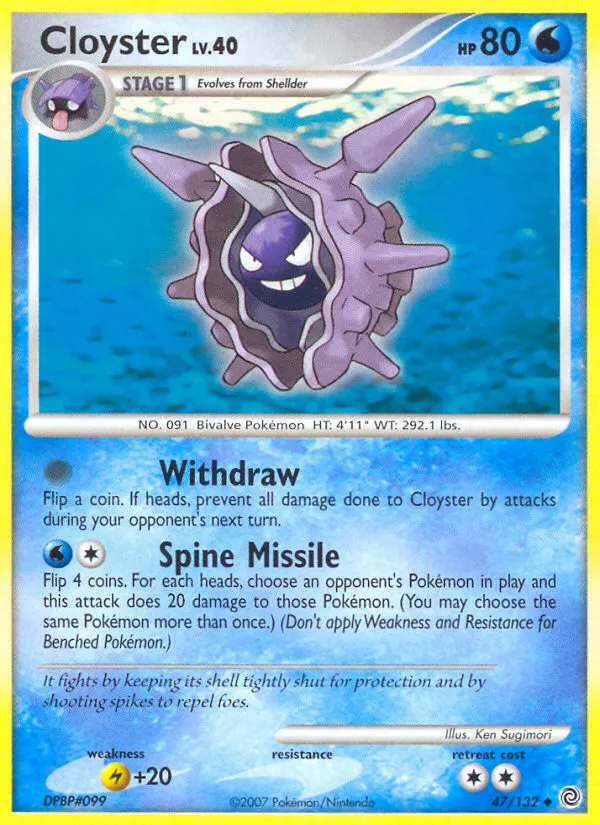 Cloyster — Secret Wonders — Pokemon