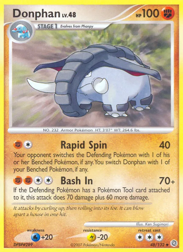 Donphan Lv.48 — Secret Wonders — Pokemon