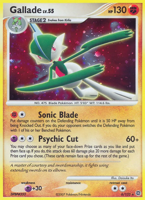 Gallame Lv.55 — Secret Wonders — Pokemon