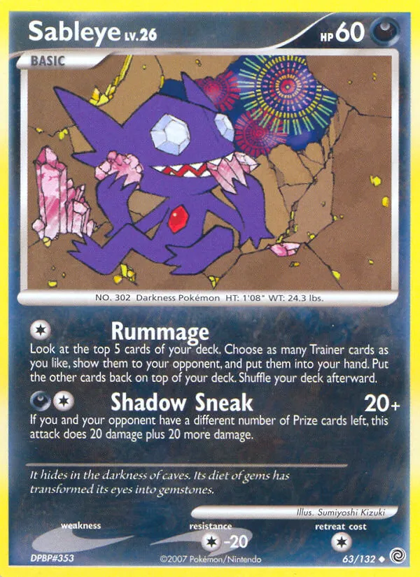 Sableye — Secret Wonders — Pokemon