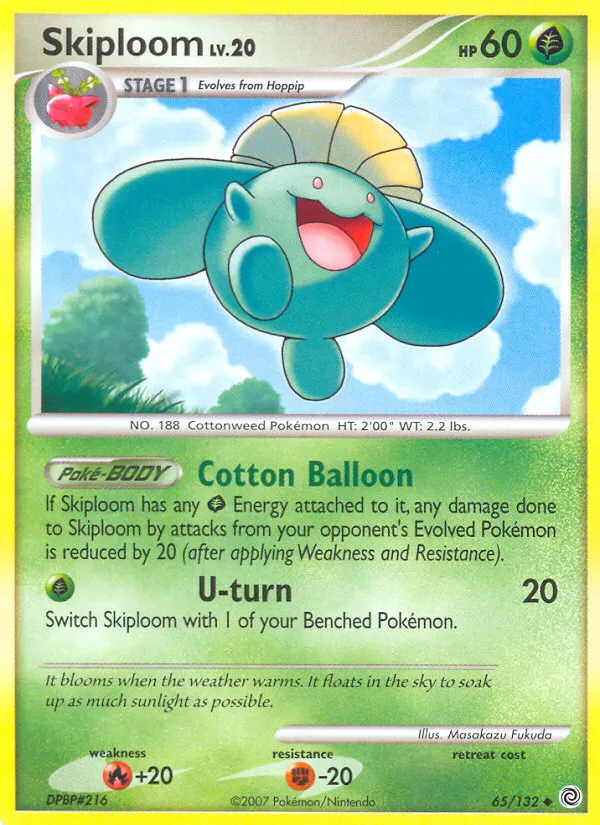 Skiploom — Secret Wonders — Pokémon