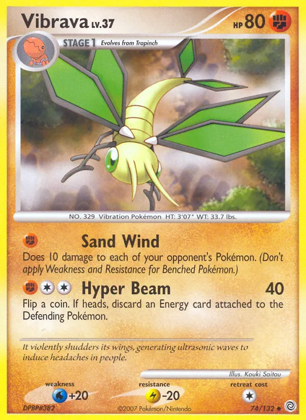 Vibraninf Lv.37 — Secret Wonders — Pokemon