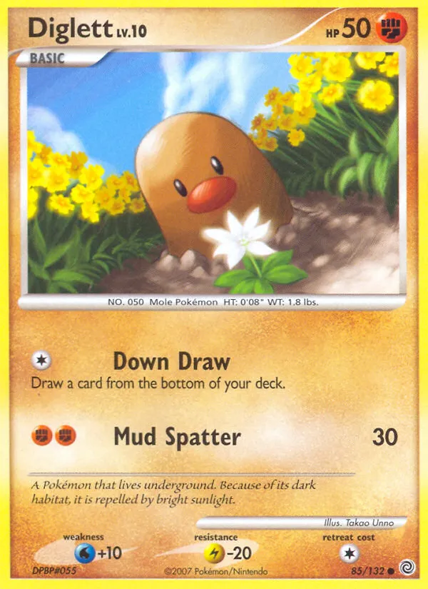 Taupiqueur Lv.10 — Secret Wonders — Pokémon