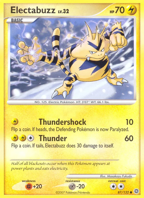 Electabuzz — Secret Wonders — Pokémon