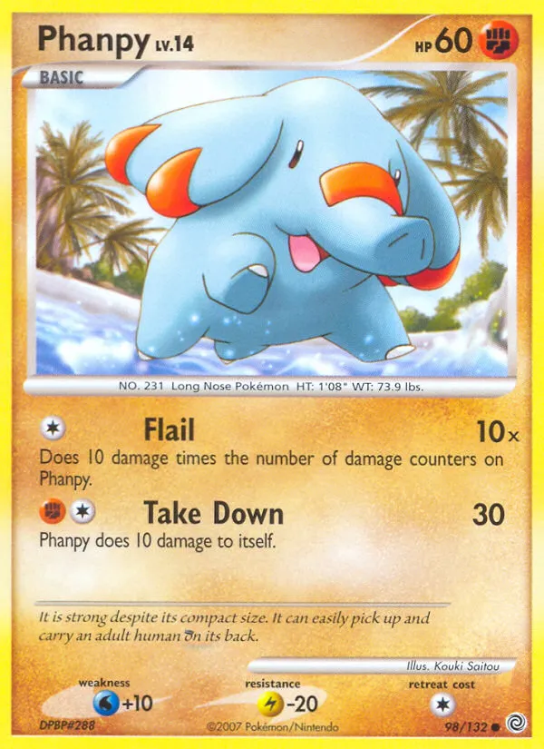 Phanpy — Secret Wonders — Pokémon