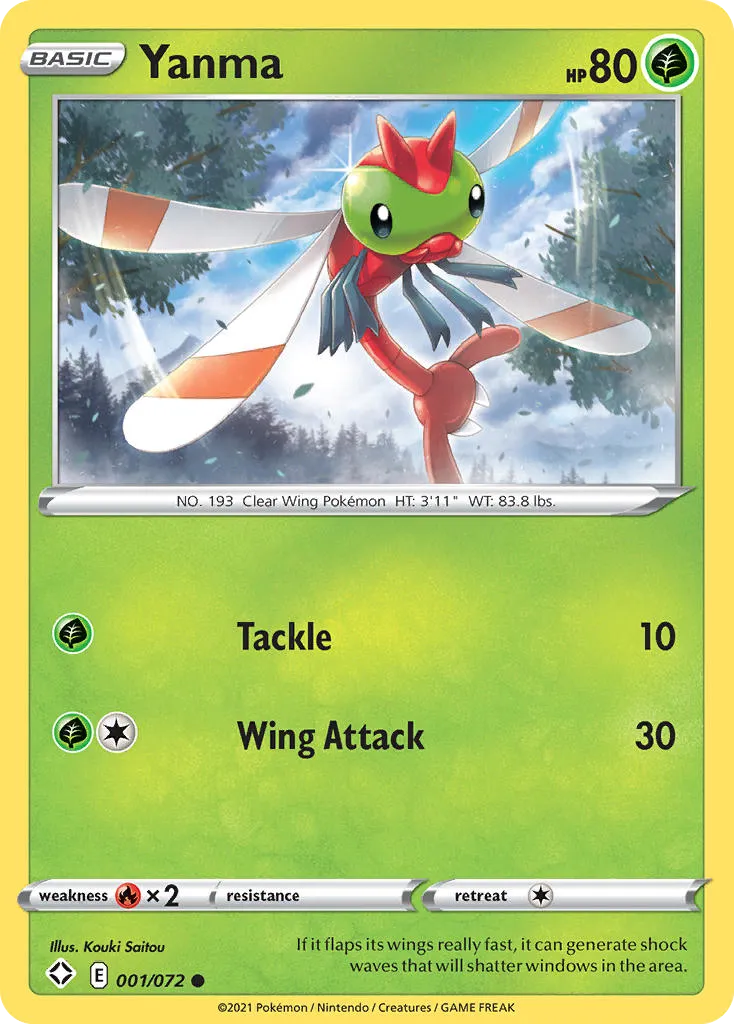 Yanma — Shining Fates — Pokémon