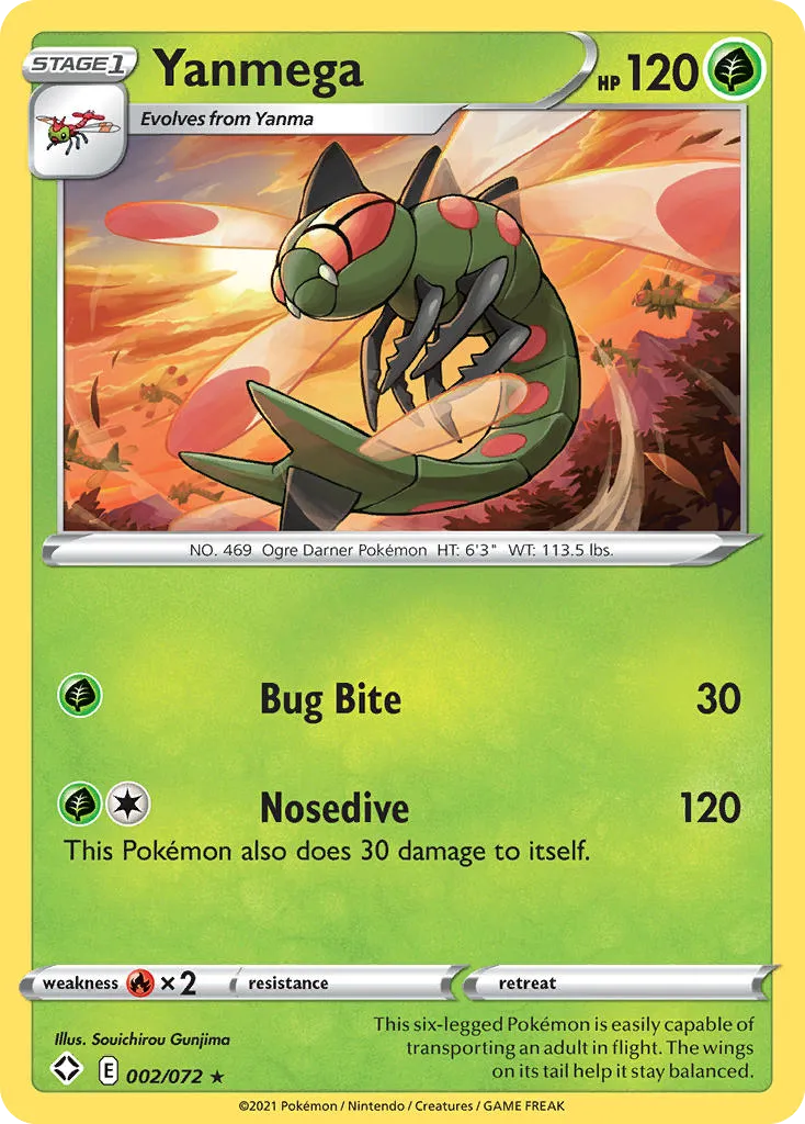 Yanmega — Shining Fates — Pokémon