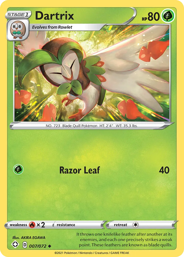 Dartrix — Shining Fates — Pokémon