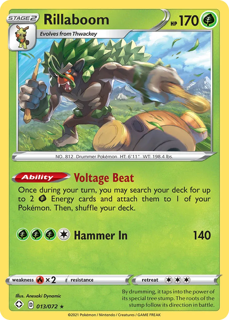 Rillaboom — Shining Fates — Pokémon