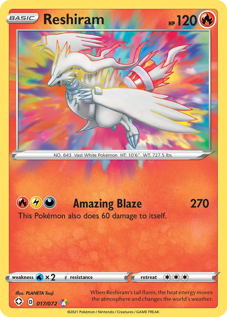 Reshiram — Shining Fates — Pokemon