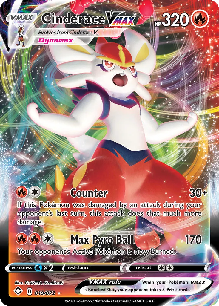 Cinderace VMAX — Shining Fates — Pokémon