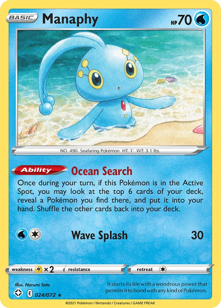 Manaphy — Shining Fates — Pokémon