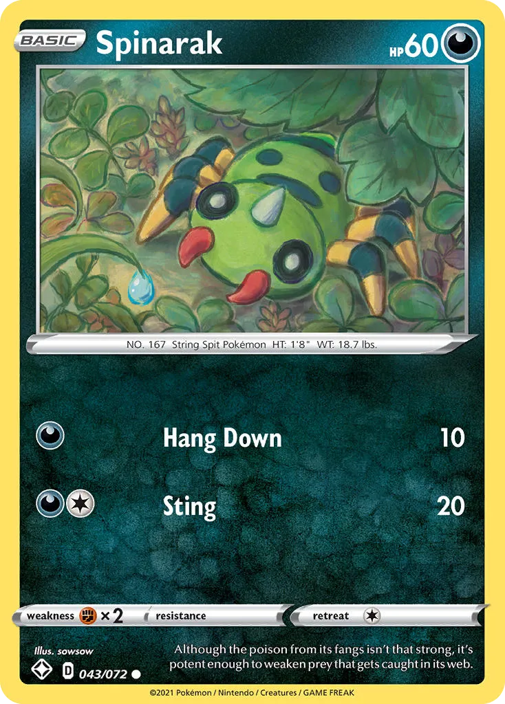 Spinarak — Shining Fates — Pokémon