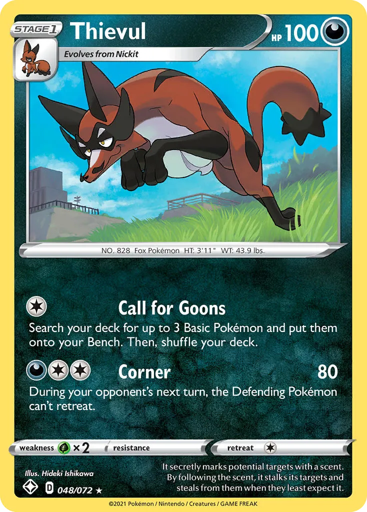 Thievul — Shining Fates — Pokémon