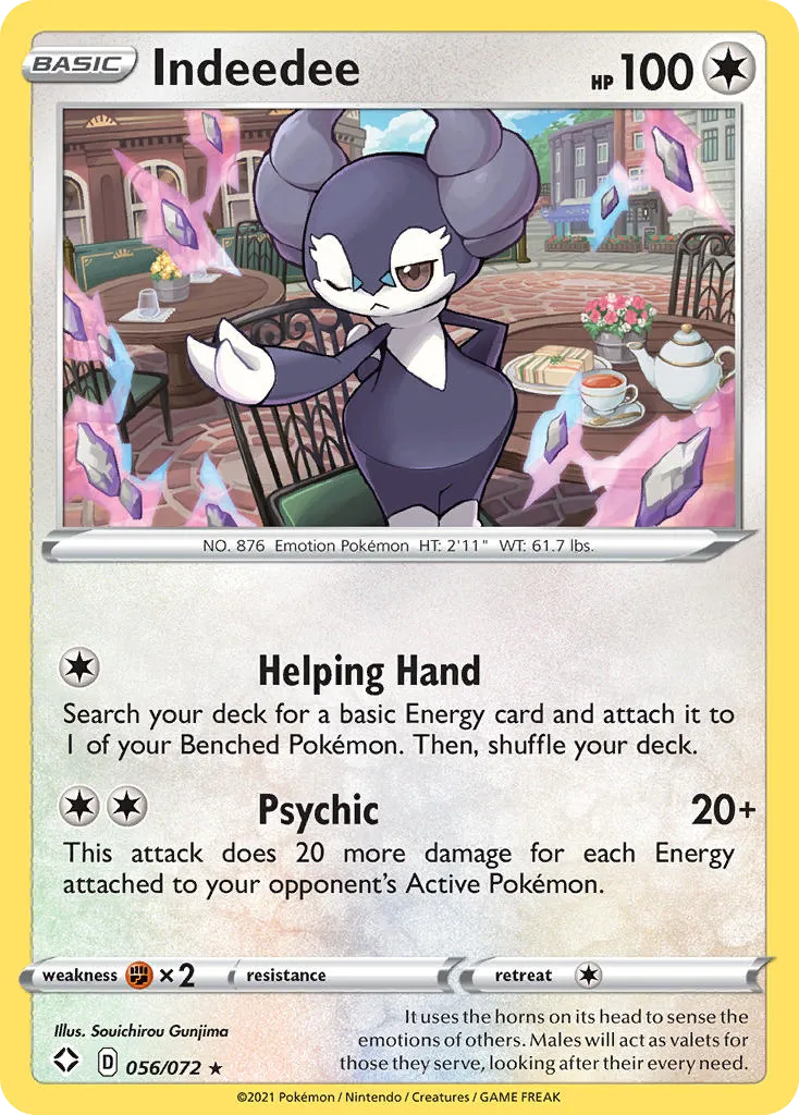 Indeedee — Shining Fates — Pokémon