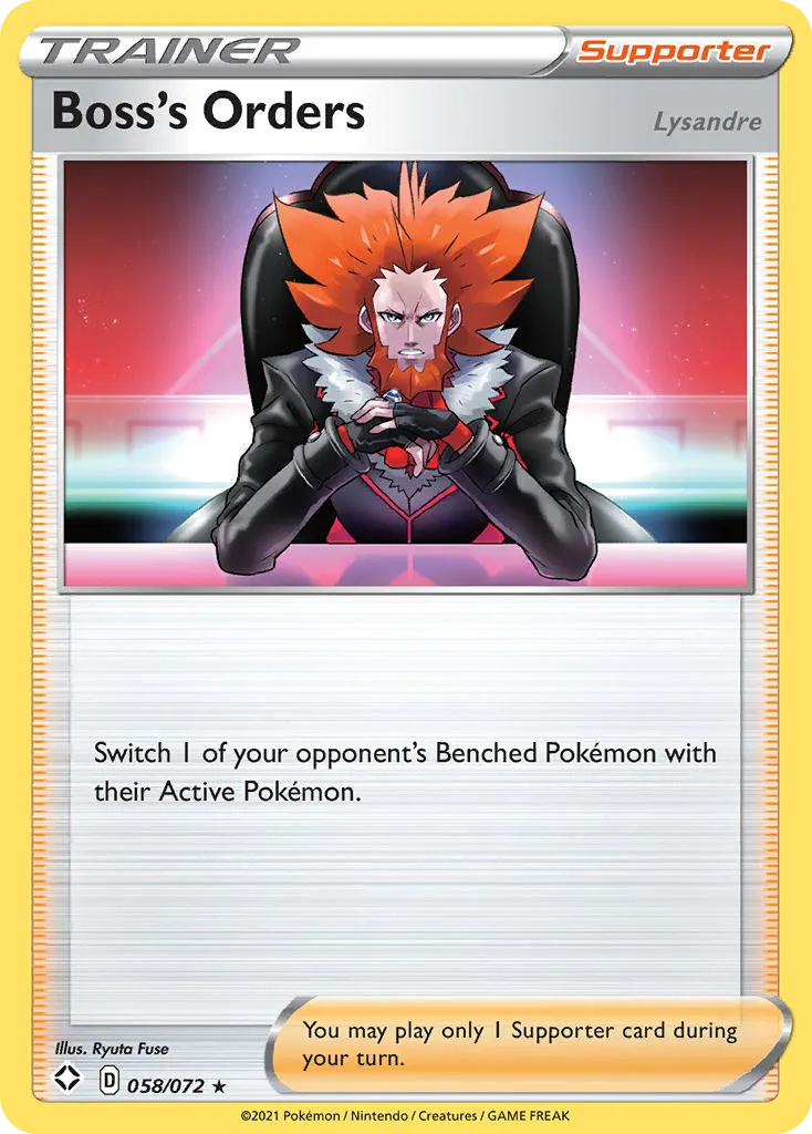 Boss's Orders — Shining Fates — Pokemon