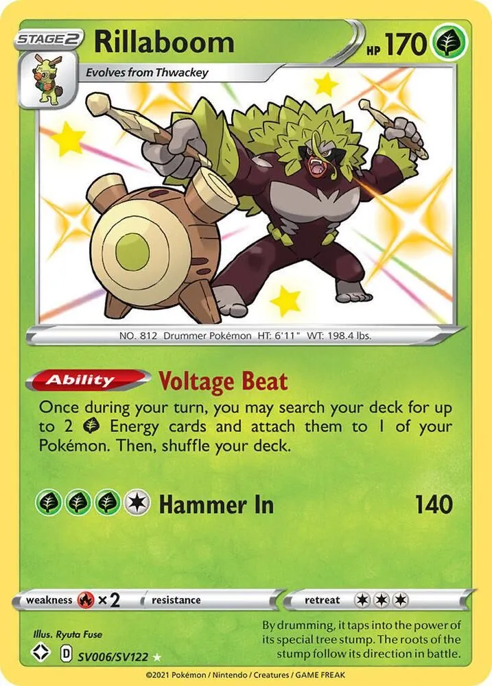 Rillaboom — Shining Fates: Shiny Vault — Pokemon