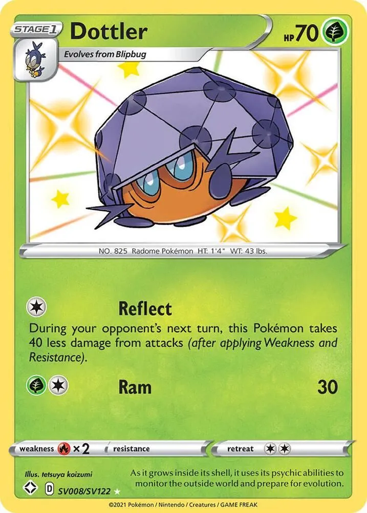Dottler — Shining Fates: Shiny Vault — Pokémon