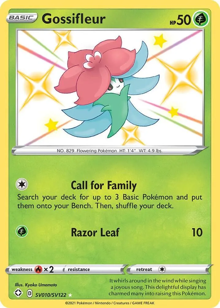 Gossifleur — Shining Fates: Shiny Vault — Pokémon