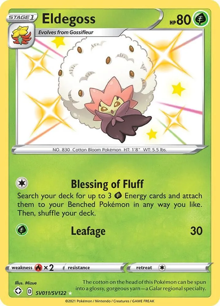 Eldegoss — Shining Fates: Shiny Vault — Pokemon
