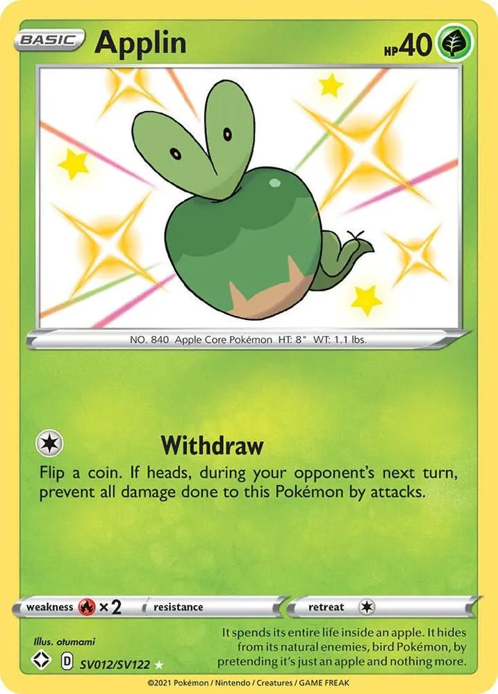 Applin — Shining Fates: Shiny Vault — Pokemon