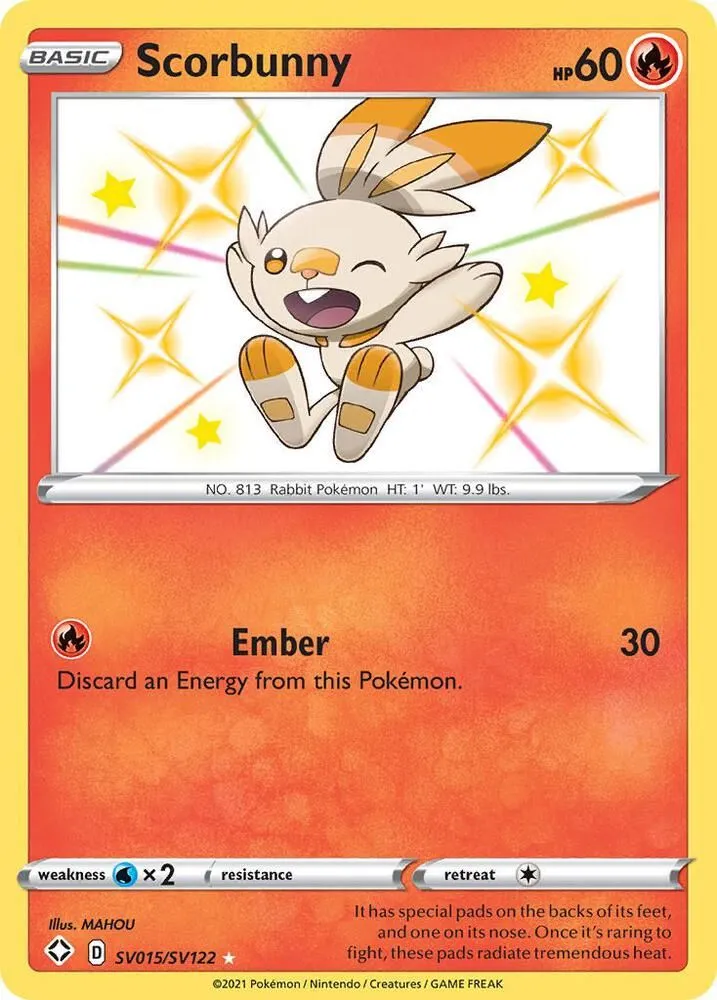 Scorbunny — Shining Fates: Shiny Vault — Pokemon