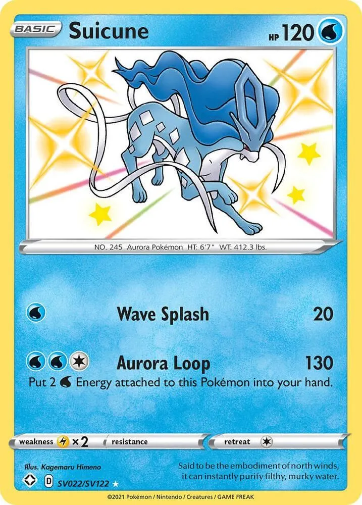 Suicune — Shining Fates: Shiny Vault — Pokemon