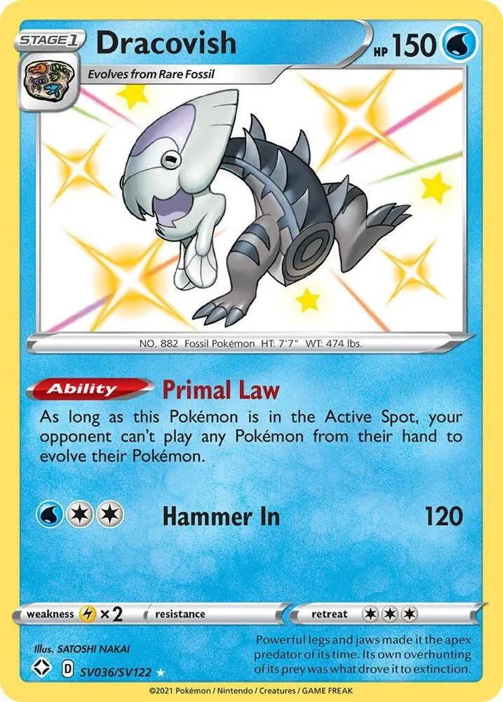 Dracovish — Shining Fates: Shiny Vault — Pokemon