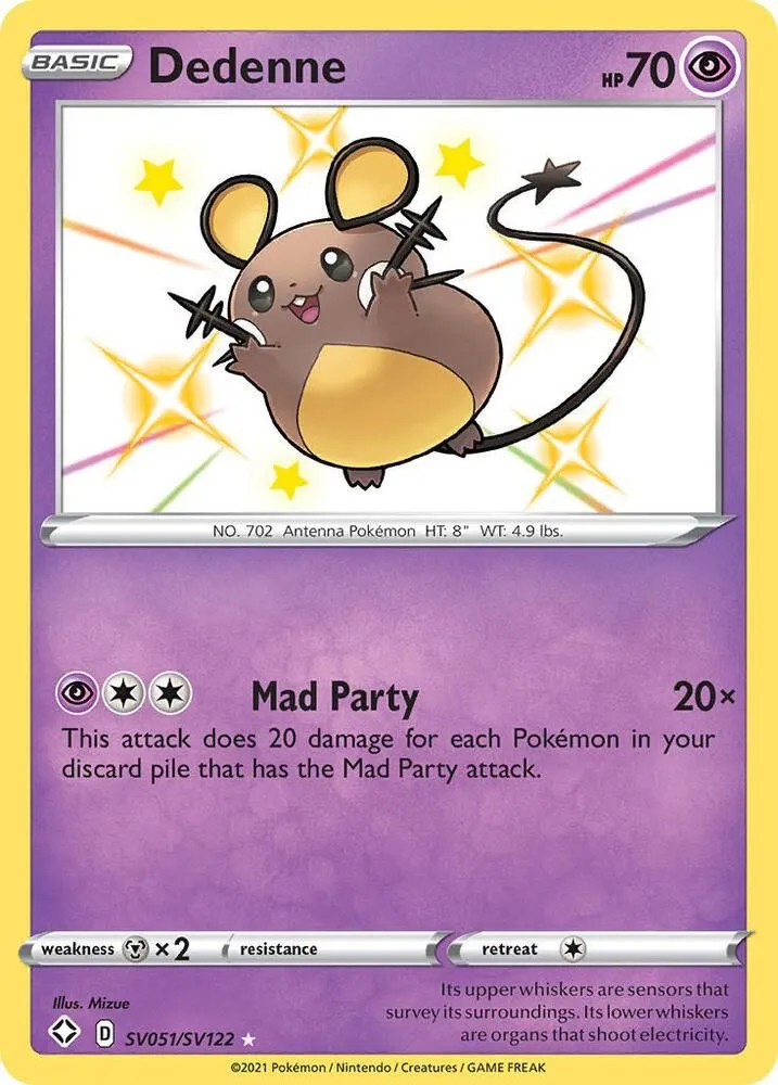 Dedenne — Shining Fates: Shiny Vault — Pokemon