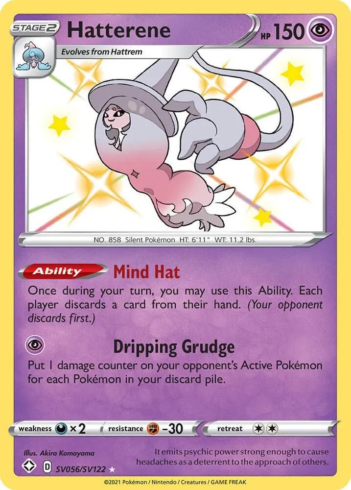 Hatterene — Shining Fates: Shiny Vault — Pokémon