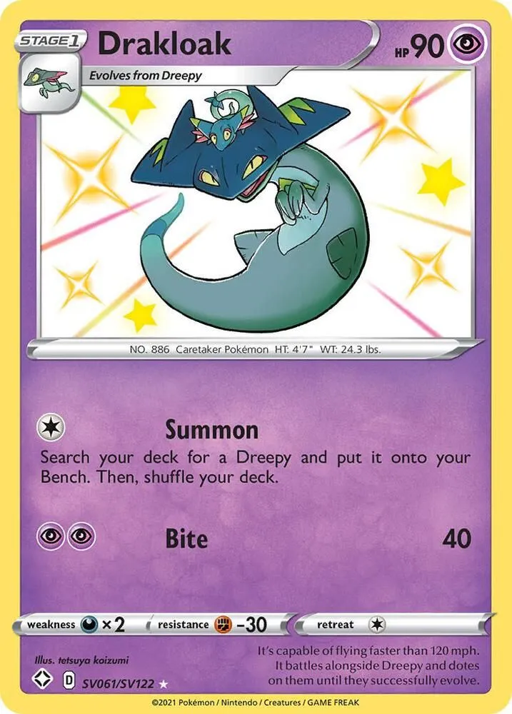 Drakloak — Shining Fates: Shiny Vault — Pokemon