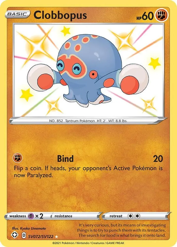 Clobbopus — Shining Fates: Shiny Vault — Pokémon