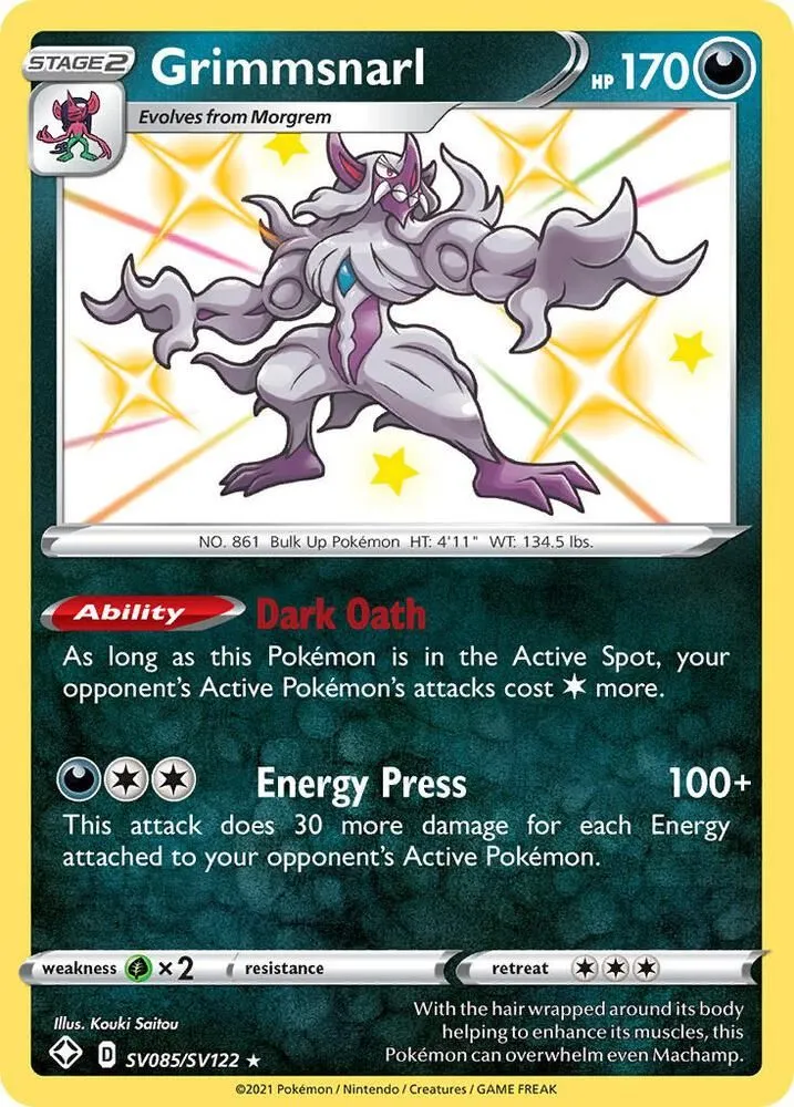 Grimmsnarl — Shining Fates: Shiny Vault — Pokémon