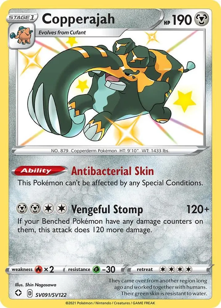 Copperajah — Shining Fates: Shiny Vault — Pokemon