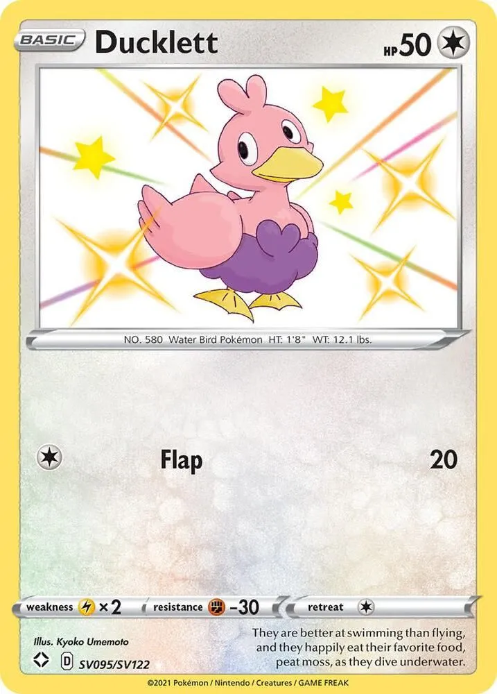 Ducklett — Shining Fates: Shiny Vault — Pokemon