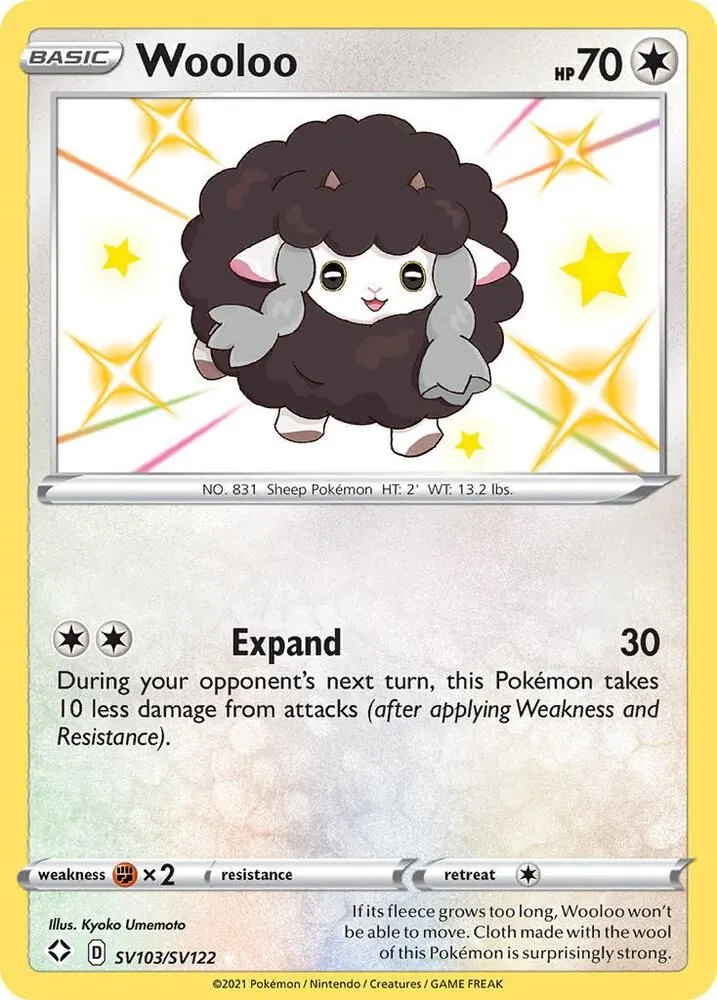 Wooloo — Shining Fates: Shiny Vault — Pokemon