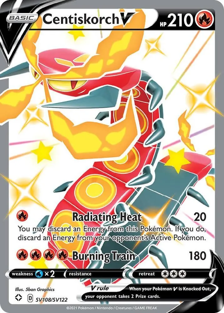 Centiskorch V — Shining Fates: Shiny Vault — Pokemon