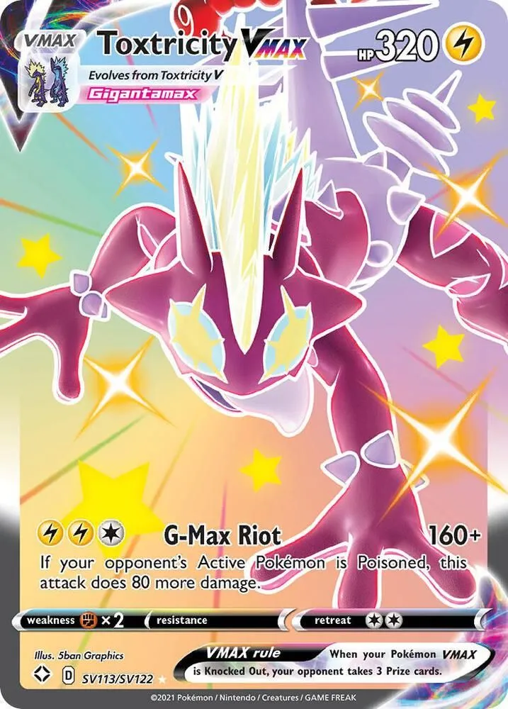 Toxtricity VMAX — Shining Fates: Shiny Vault — Pokémon
