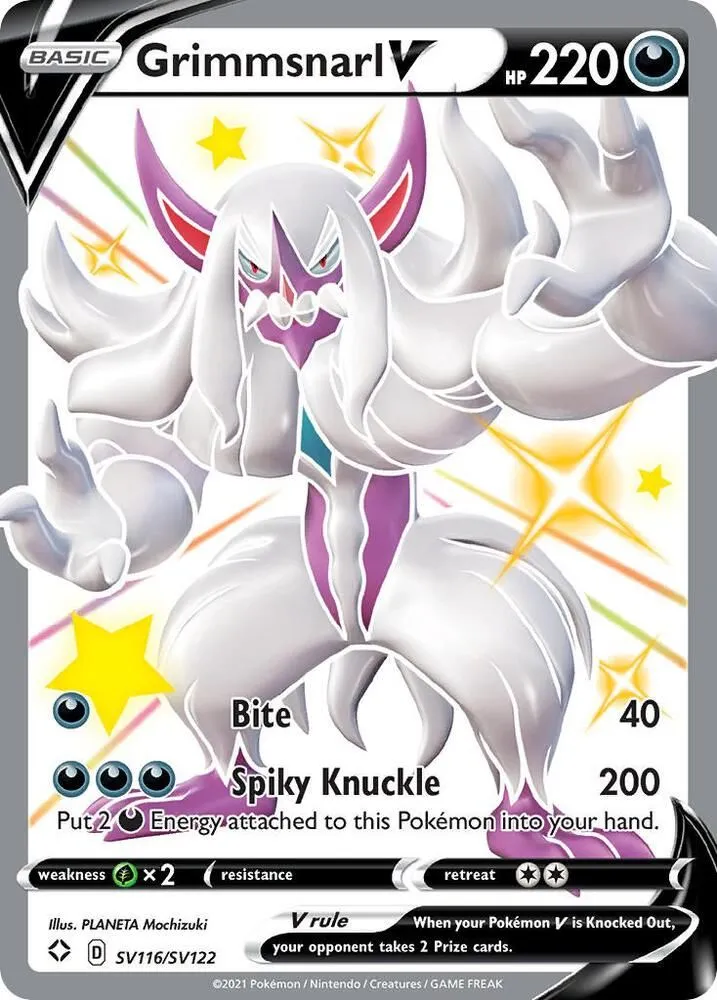 Grimmsnarl V — Shining Fates: Shiny Vault — Pokémon