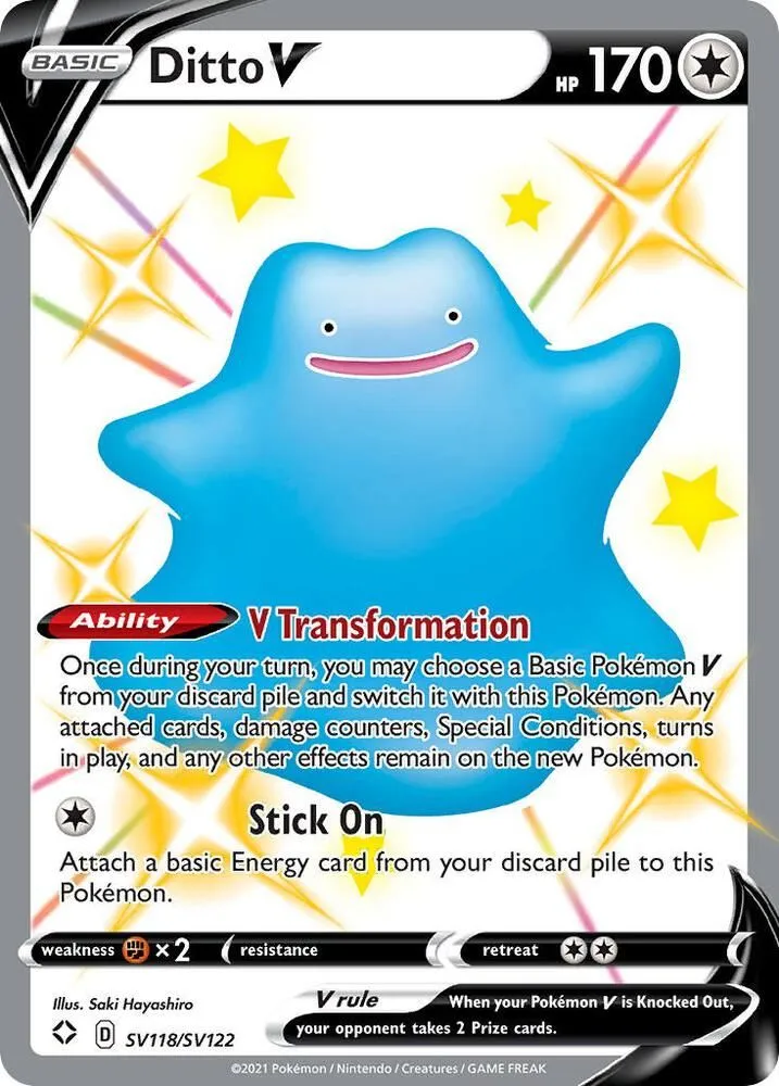 Ditto V — Shining Fates: Shiny Vault — Pokémon