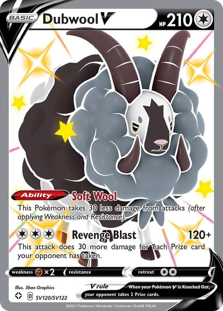 Dubwool V — Shining Fates: Shiny Vault — Pokémon