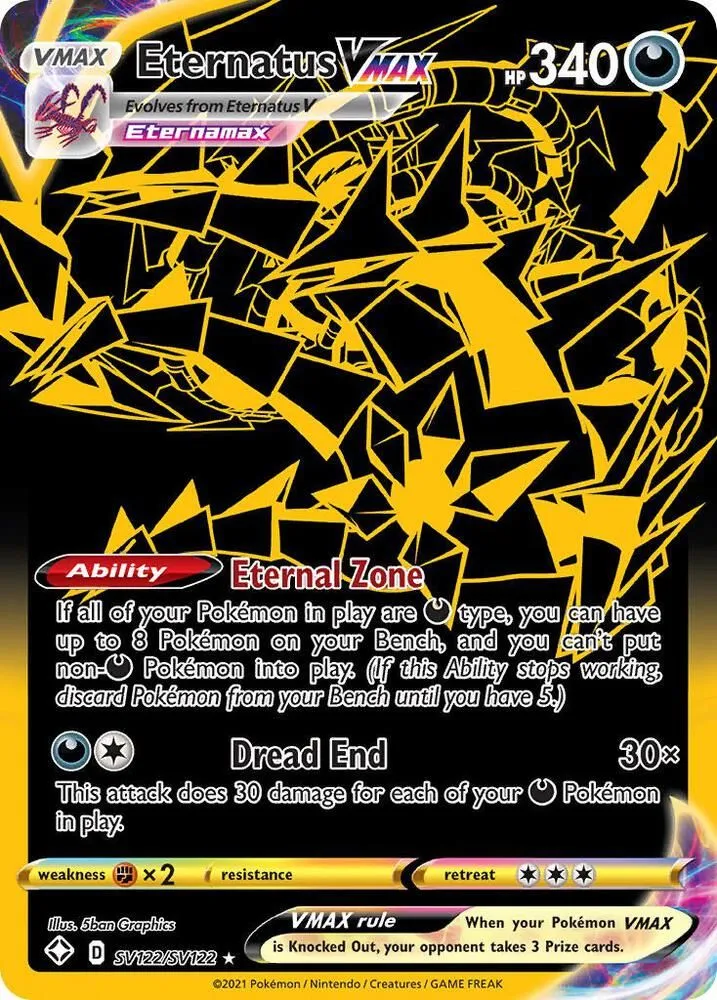 Eternatus VMAX — Shining Fates: Shiny Vault — Pokemon