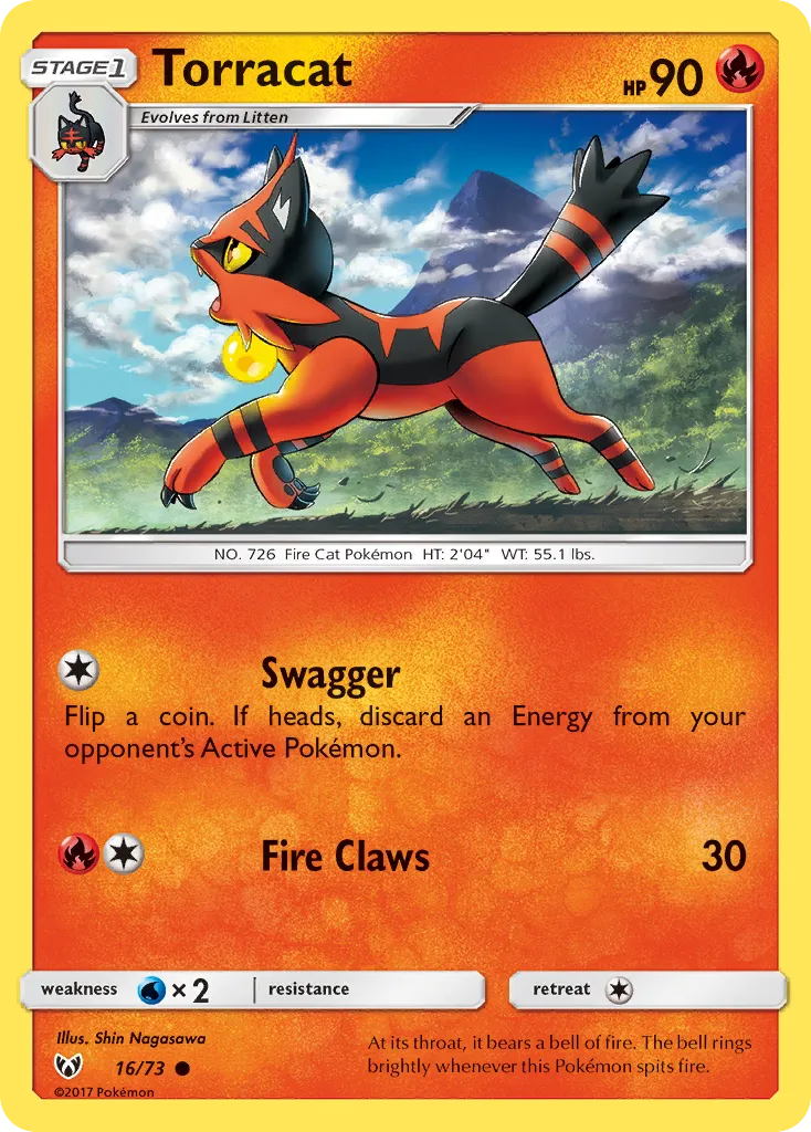 Torracat — Shining Legends — Pokémon