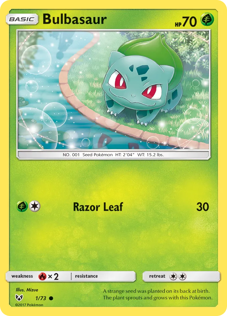 Bulbasaur — Shining Legends — Pokemon