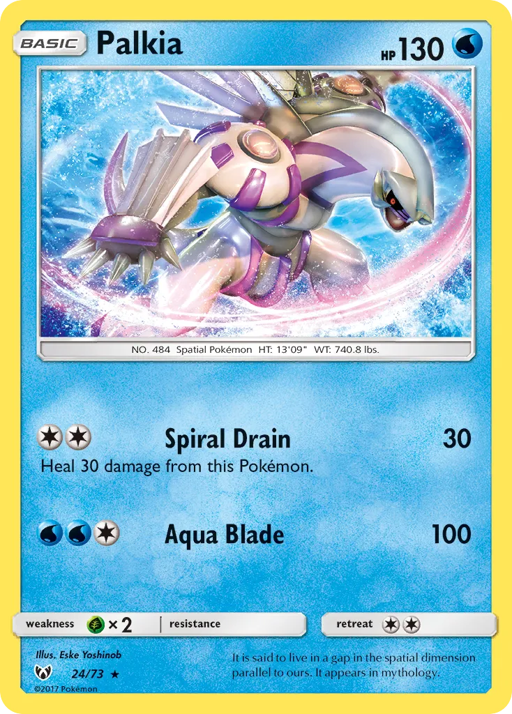 Palkia — Shining Legends — Pokémon