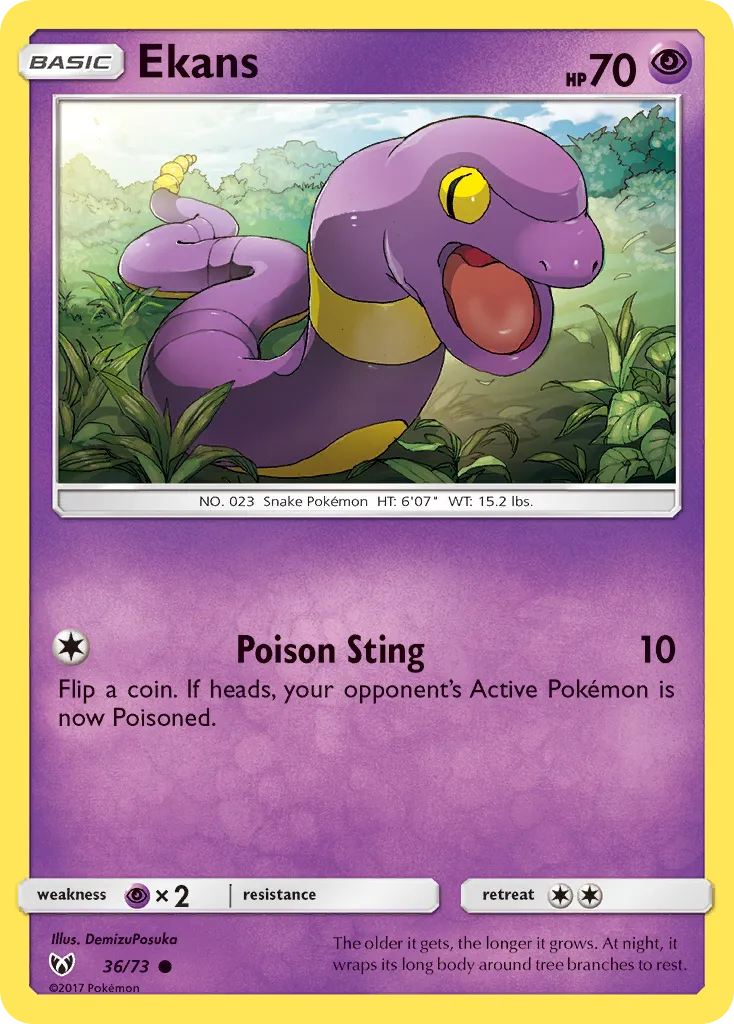 Ekans — Shining Legends — Pokémon