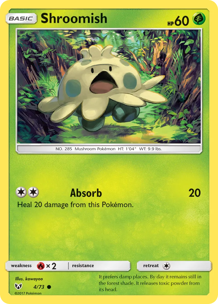 Shroomish — Shining Legends — Pokémon